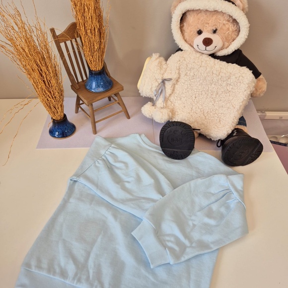 Blue Floral Sweatshirt - Picture 4 of 4